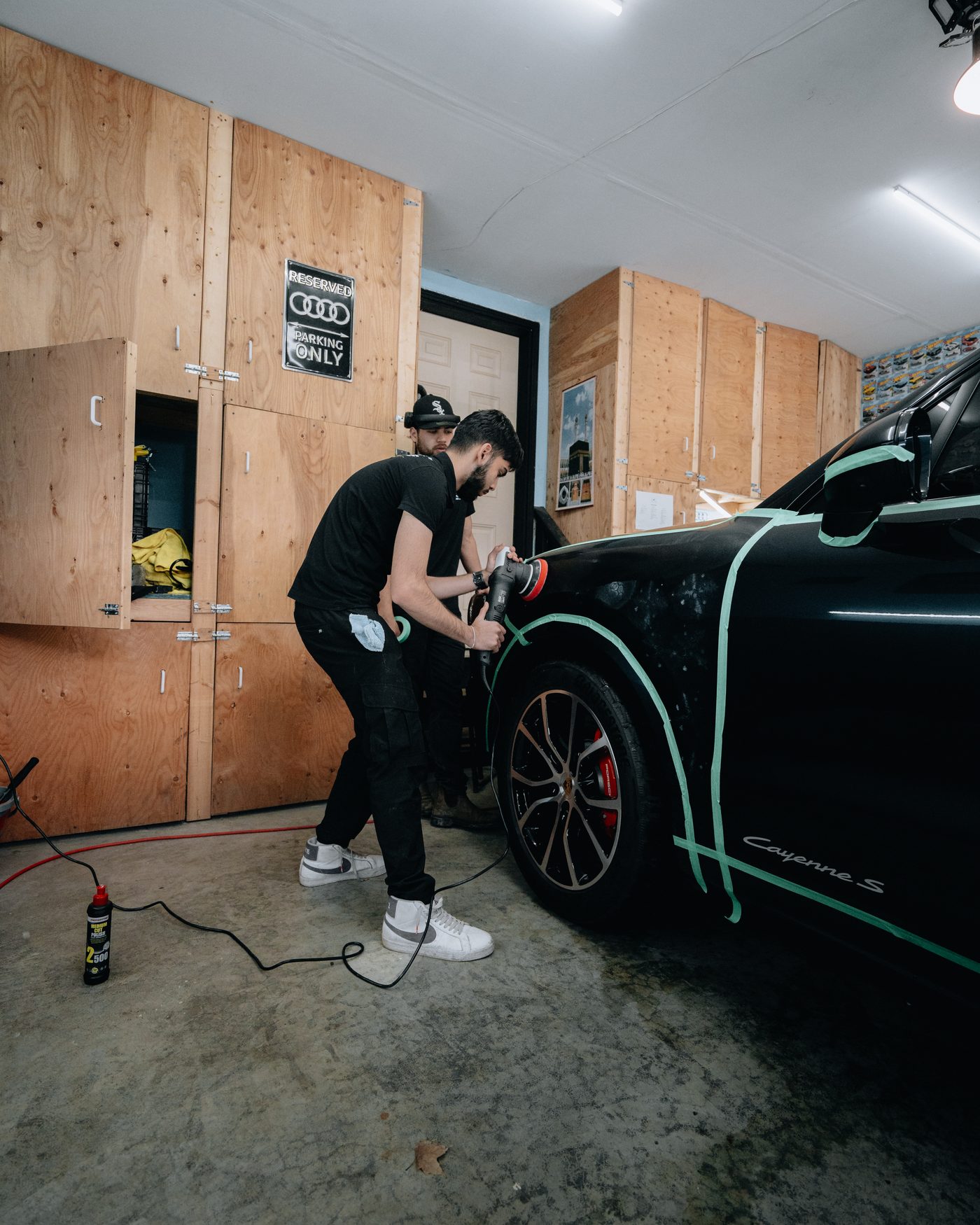 Machine polishing before protection